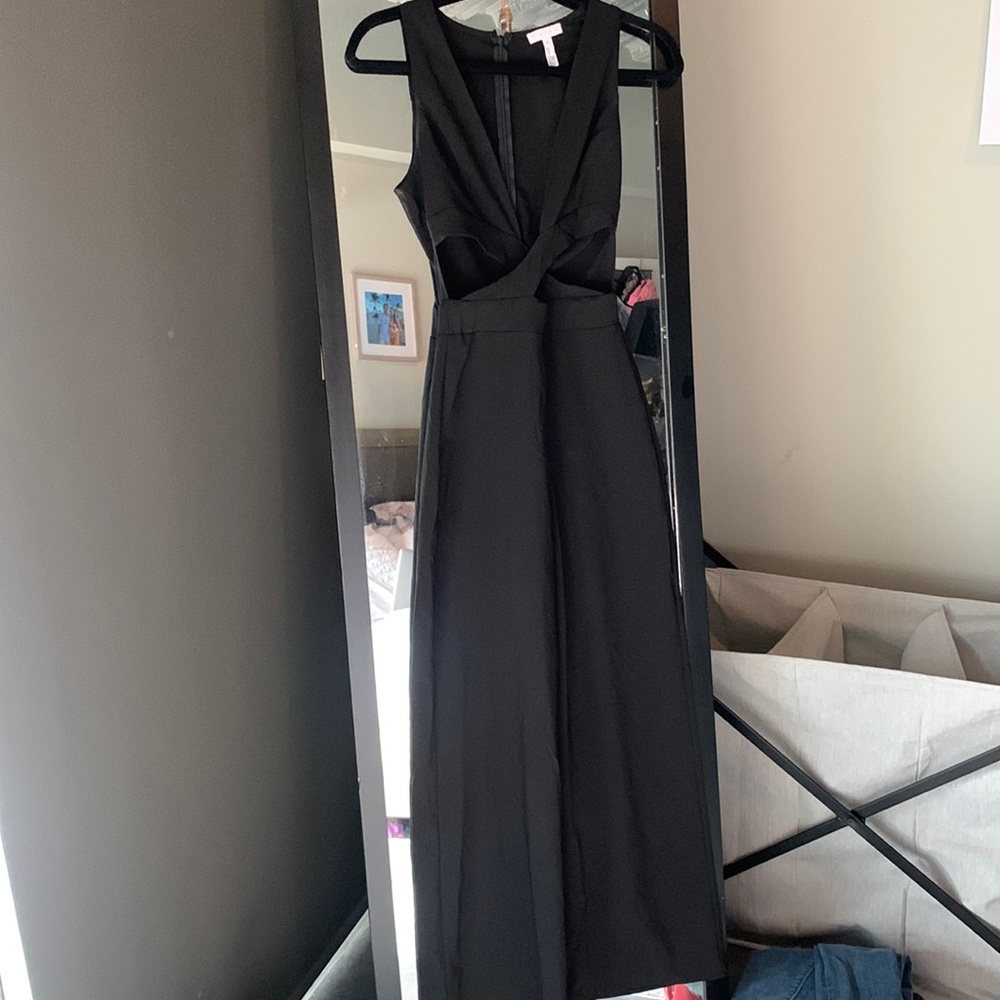 Leith jumpsuit with cutouts.